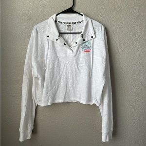 Pink (VS)  crop sweaters